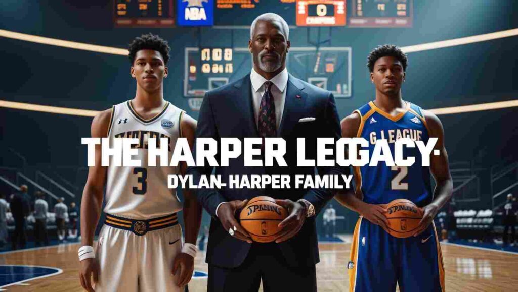 Dylan Harper Family with Ron Harper and Ron Harper Jr.